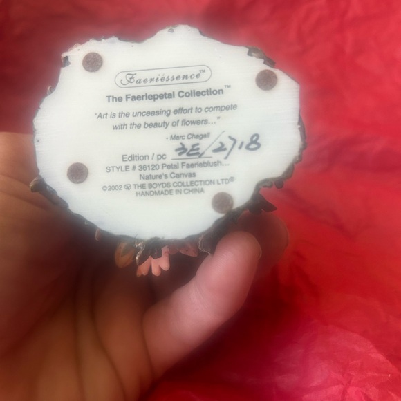 Petal Faerieblush…Nature’s Canvas. Style #36120 Fairy figurine - Picture 7 of 9